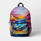 Sac À Dos Imprimé Dream Big (Recto)