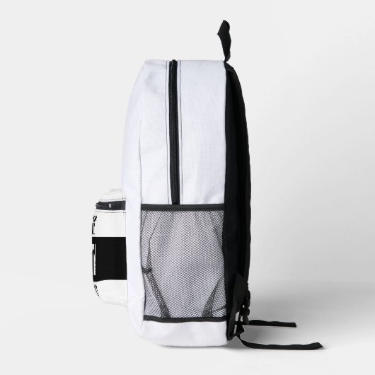 Sac À Dos Imprimé Drôle 'Juste En Dehors De Votre Texte' (Droite)