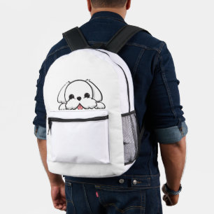 Sac À Dos Imprimé Drôle mignon chien