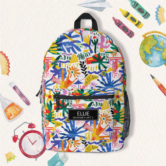 Sac À Dos Imprimé Drôle mignon dessin en forme colorée