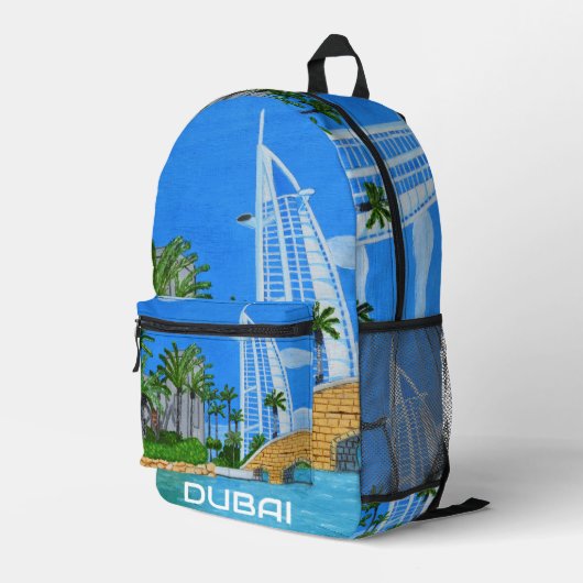 Sac À Dos Imprimé Dubaï Émirats arabes unis (Coin arrière droit)