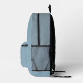 Sac À Dos Imprimé Dusty Blue Modern Personalized Kids Backpack (Droite)