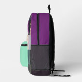 Sac À Dos Imprimé Échec du chargement de l'art abstrait en grille de (Droite)