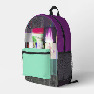 Sac À Dos Imprimé Échec du chargement de l'art abstrait en grille de