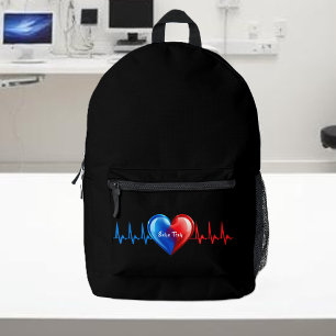 Sac À Dos Imprimé Écho Tech - Sonographe Cardiaque