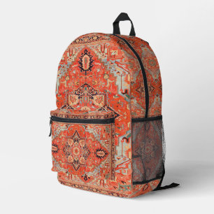 Sac À Dos Imprimé Echos intemporels : Patrimoine Boho Oriental Maroc