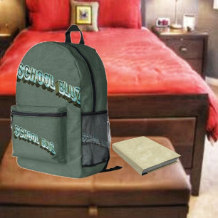 Sac À Dos Imprimé École Bluz-3D