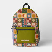Sac À Dos Imprimé École céleste motif boho (Recto)