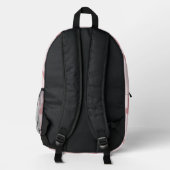 Sac À Dos Imprimé École de ballet rose pour filles (Verso)