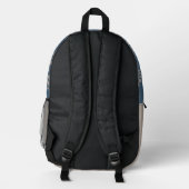 Sac À Dos Imprimé École de garçons aux os de dinosaures (Verso)