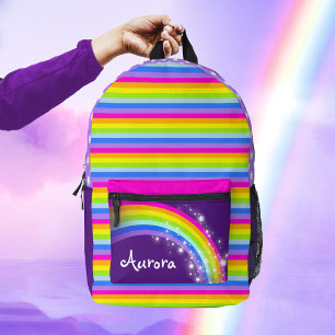 Sac À Dos Imprimé Ecole d'enfants pourpre pourpre arc-en-ciel person