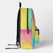 Sac À Dos Imprimé Ecole Monogramme Arc-en-ciel (Gauche)