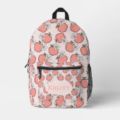 Sac À Dos Imprimé École rose de Blossom & Apple (Recto)