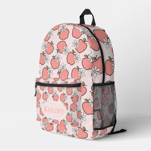 Sac À Dos Imprimé École rose de Blossom & Apple (Coin arrière droit)
