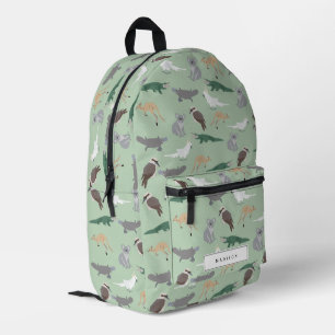 Sac À Dos Imprimé Ecole Verte Eucalyptus d'Animaux autochtones austr