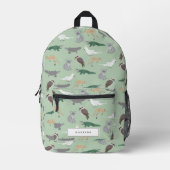 Sac À Dos Imprimé Ecole Verte Eucalyptus d'Animaux autochtones austr (Recto)