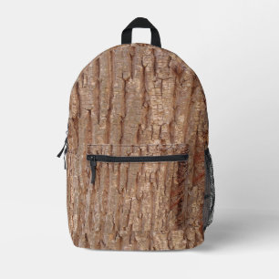 Sac À Dos Imprimé écorce d'arbre