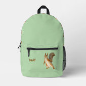 Sac À Dos Imprimé Écureuil personnalisé (Recto)