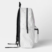Sac À Dos Imprimé Écuries de Cheval Élégant Monogramme (Gauche)