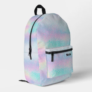 Sac À Dos Imprimé effet de verre holographique