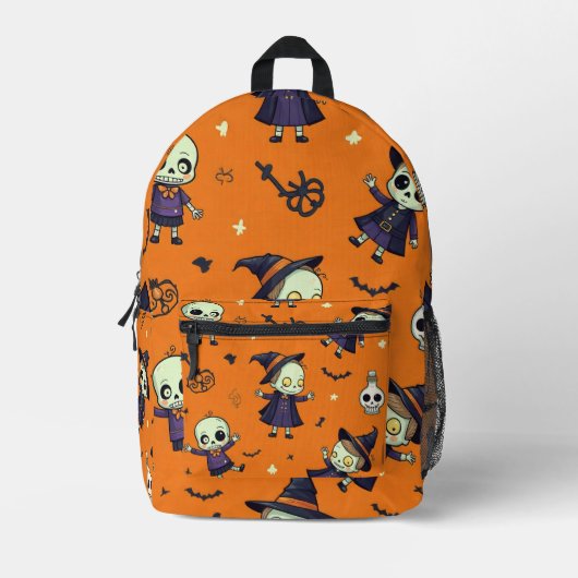 Sac À Dos Imprimé Éffrayant Chic Halloween Coussin - Festive (Recto)