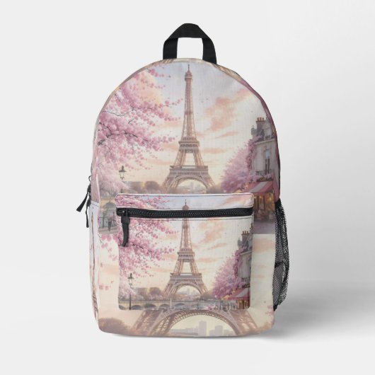Sac À Dos Imprimé Eiffel (Recto)