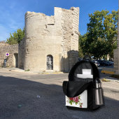 Sac À Dos Imprimé Élégance Rose Vintage