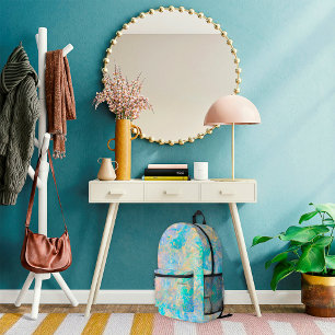 Sac À Dos Imprimé Élégant Abstrait Gold Opal Nom de la pierre