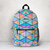 Sac À Dos Imprimé Elégant holographique coloré