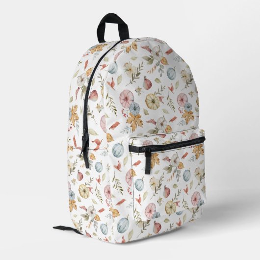 Sac À Dos Imprimé Elégant Motif d'aquarelle d'automne (Coin arrière gauche)
