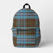 Sac À Dos Imprimé Élégant Rustic Plaid Anderson Tartan (Recto)