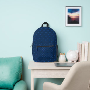 Sac À Dos Imprimé Élégant Rustique Etoiles Bleues & Noires Samsung S
