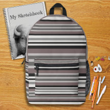 Elégant Tons Terre Brown Savannah Stripes Motif