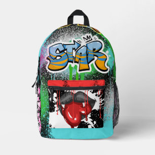 Sac À Dos Imprimé Élégant vampire sanglant moderne rue noire