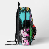 Sac À Dos Imprimé Élégant vampire sanglant moderne rue noire (Gauche)