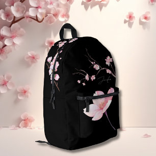 Sac À Dos Imprimé Elégante Et Élégante Aquarelle De Fleur De Cerisie