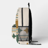Sac À Dos Imprimé Elégante illustration graphique 60s starbursts Ret (Droite)