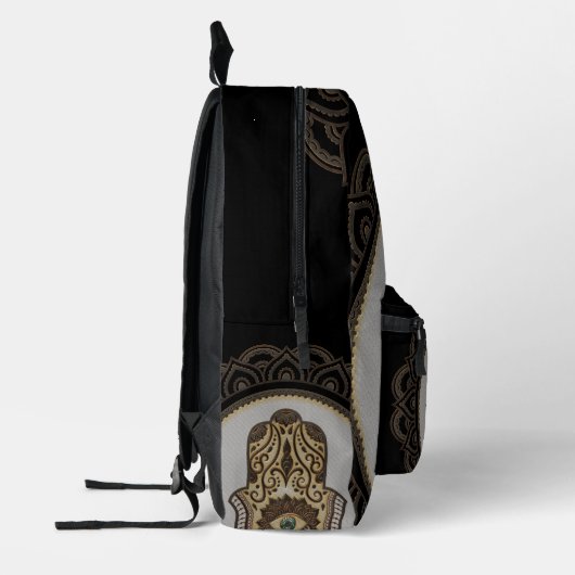 Sac À Dos Imprimé Elégante main hamsa, (Gauche)