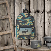 Sac à dos imprimé Elk et Camo