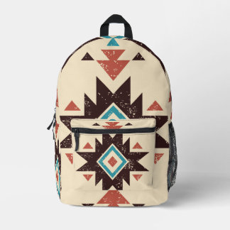 Sac À Dos Imprimé Emblème diamant boho