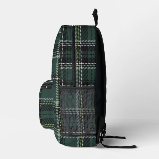 Sac À Dos Imprimé Emerald Academic Plaid (Droite)