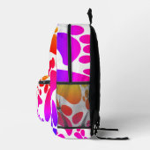 Sac À Dos Imprimé Empreinte Abstraite de chien (Droite)