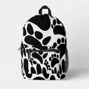 Sac À Dos Imprimé Empreinte Abstraite de chien