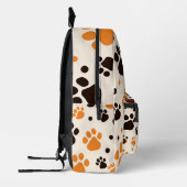 Sac À Dos Imprimé Empreinte de patte animal (Gauche)