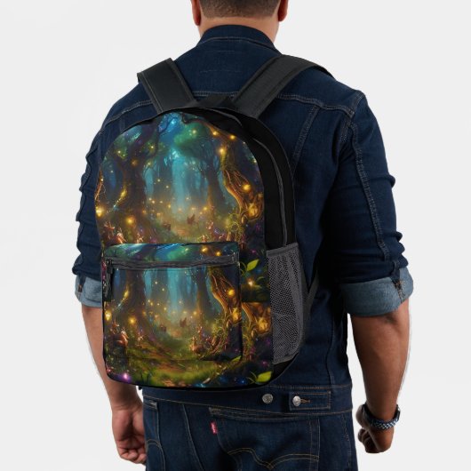Sac À Dos Imprimé Enchanted Forest of Jugnu Lights (Insitu (Modèle))