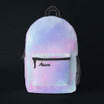 Sac À Dos Imprimé encre pastel nuage d'aquarelle<br><div class="desc">sac à dos pour motif de nuage pastel</div>