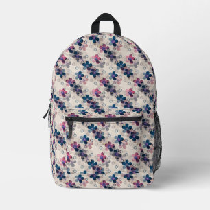 Sac À Dos Imprimé Enfants Abstraits mignon dessin animé fleurs fleur