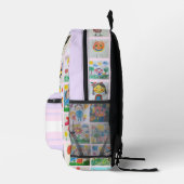 Sac À Dos Imprimé Enfants Art 25 Dessins Collage School (Droite)