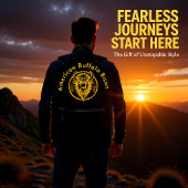 Sac À Dos Imprimé Engraved Bison Buffalo Head in Circular Design