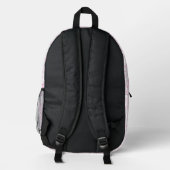 Sac À Dos Imprimé Ensemble de dossiers abstraits roses pour le burea (Verso)